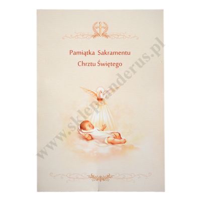 PAMIĄTKA CHRZTU ŚWIĘTEGO - teczka 15.9 x 22.3 cm - 88141