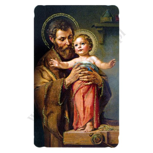 ŚWIĘTY JÓZEF - obrazek 6.5 x 10.5 cm - paczka 100 szt. - 30198