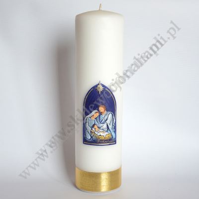ŚWIECA BOŻE NARODZENIE - wys. 30 cm - 5742