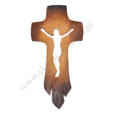 KRZYŻ DREWNIANY - wys. 39 cm - 56057