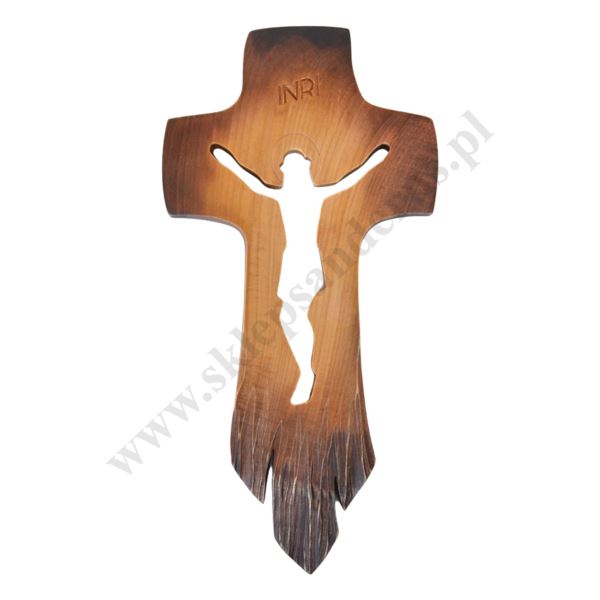 KRZYŻ DREWNIANY - wys. 39 cm - 56057