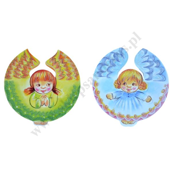 PRZYWIESZKA ANIOŁEK NA CHOINKĘ - mix wzorów - 0713