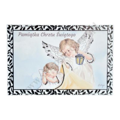 ANIOŁ STRÓŻ - obrazek 13.5 x 9 cm - ES0591767SP