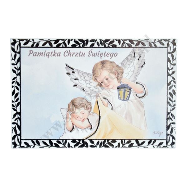 ANIOŁ STRÓŻ - obrazek 13.5 x 9 cm - ES0591767SP