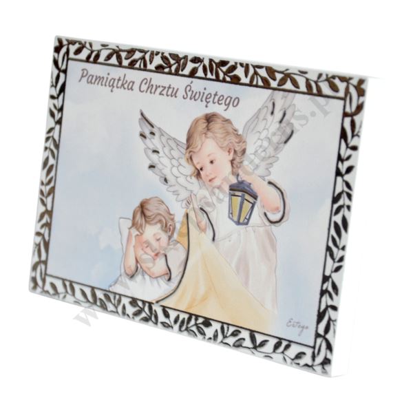 ANIOŁ STRÓŻ - obrazek 13.5 x 9 cm - ES0591767SP