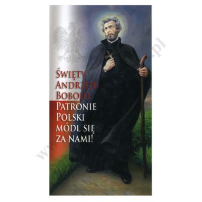 ŚW. ANDRZEJ BOBOLA - obrazek 7 x 13 cm - paczka 100 szt. - 79260