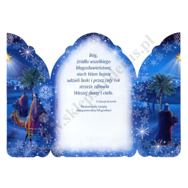 OBRAZEK KOLĘDOWY - TRYPTYK SZOPKA - PACZKA 100 szt. - 51093
