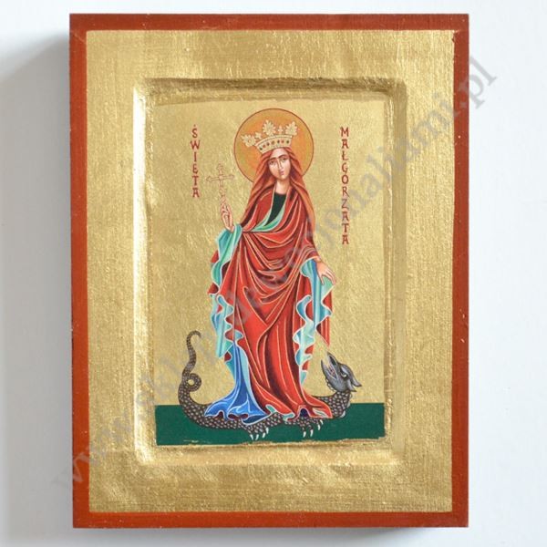 SWIĘTA MAŁGORZATA - ikona 14 x 18 cm - 86879