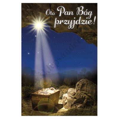 PLAKAT - OTO PAN BÓG PRZYJDZIE! - format 33,5 x 49 cm - 65018