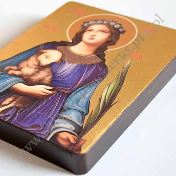 ŚWIĘTA AGNIESZKA - ikona 12 x 16 cm - 3083-B