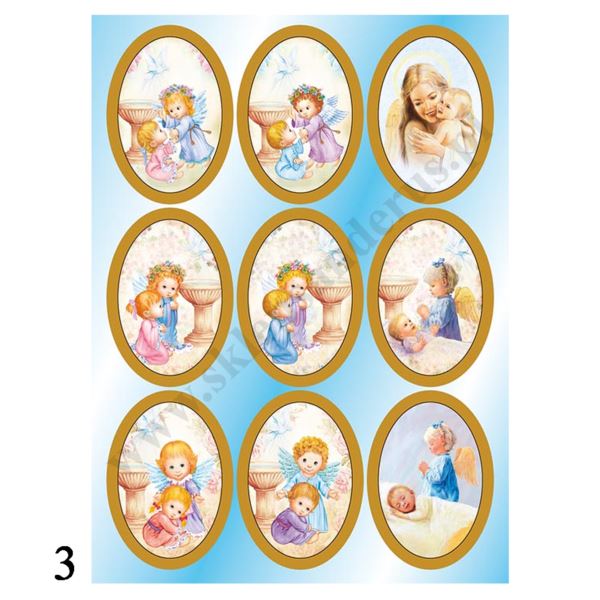 BOŻONARODZENIOWE NAKLEJKI - mix wzorów - 30248