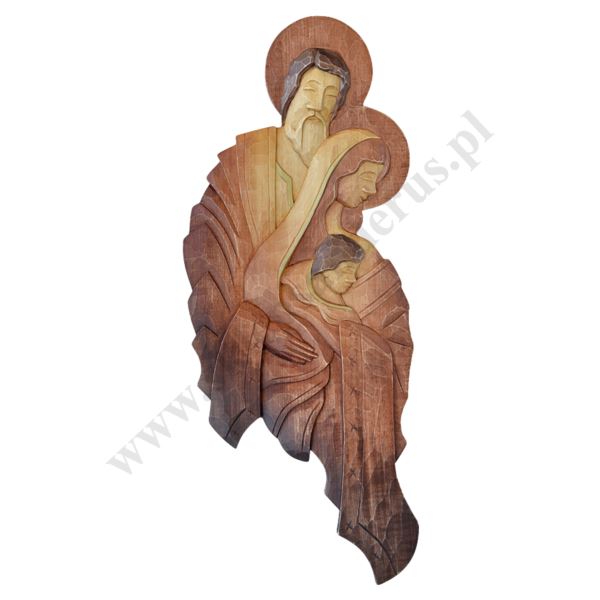 ŚWIĘTA RODZINA - płaskorzeźba wys. 74 cm - 56164