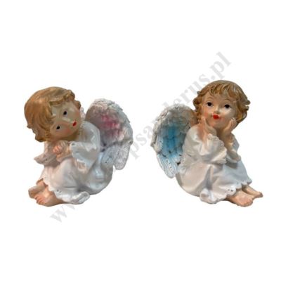 ANIOŁEK - wys. 9 cm - mix wzorów - A5346