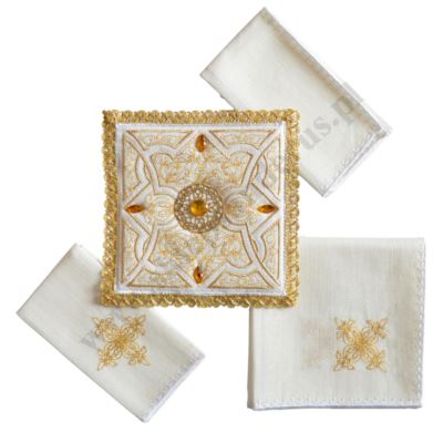 BIELIZNA KIELICHOWA LNIANA - komplet - 38625