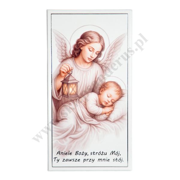 ANIOŁ STRÓŻ - obrazek 10 x 19 cm - 38801