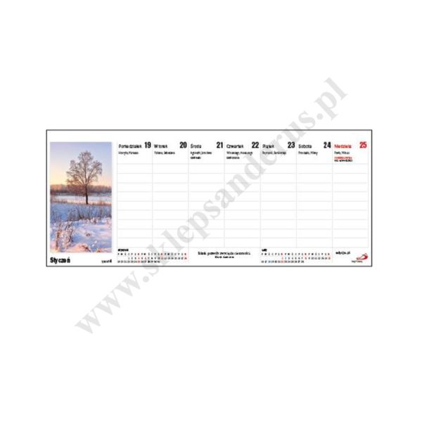 TYGODNIOWE INSPIRACJE - KALENDARZ NA BIURKO 2026