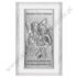ANIOŁ STRÓŻ - OBRAZEK SREBRNY - 6655W/2