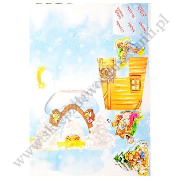 SZOPKA - KONTROLKA ADWENTOWA - 50206