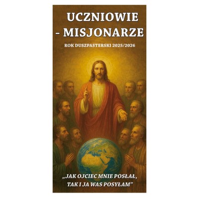 Baner dekoracyjny - "Uczniowie - misjonarze" - wzór 10