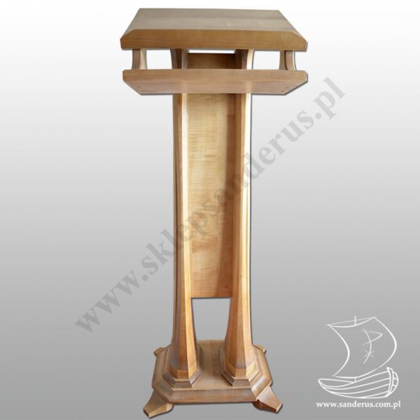 DREWNIANY PULPIT OŁTARZOWY