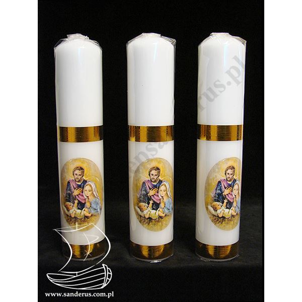 ŚWIECA BOŻE NARODZENIE - wys.30cm - 65883