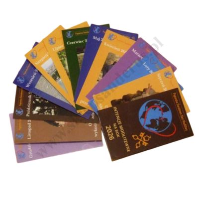 PAPIESKA ŚWIATOWA ŚIEĆ MODLITWY - komplet 12 obrazków - 57109