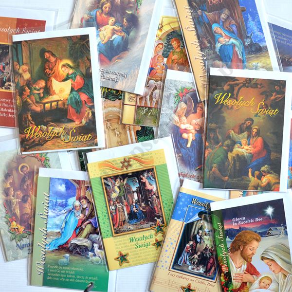 KARTKA SKŁADANA BOŻE NARODZENIE Z KOPERTĄ - 88207