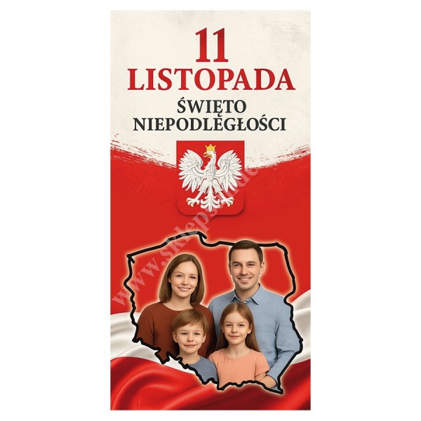 PATRIOTYCZNY - BANER DEKORACYJNY - WZÓR 19