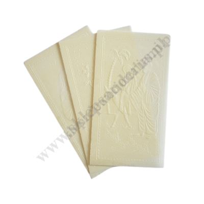 OPŁATKI WIGILIJNE - KOMPLET 3 DUŻE - FOLIJKA