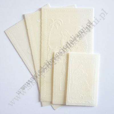 OPŁATKI WIGILIJNE - KOMPLET 3 DUŻE+2 MAŁE - KOPERTA + RYTUAŁ + FOLIJKA