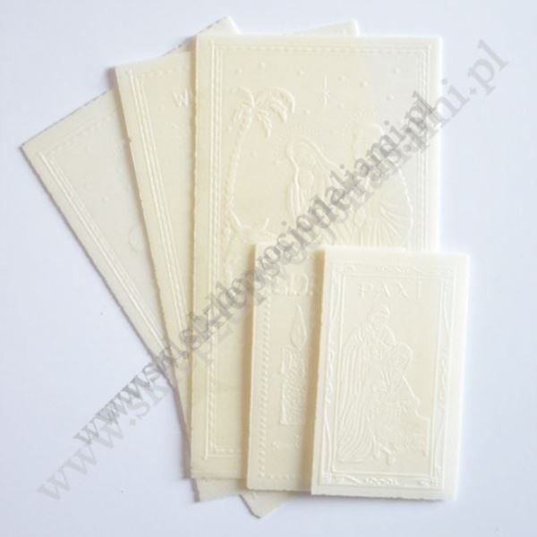 OPŁATKI WIGILIJNE - KOMPLET 3 DUŻE+2 MAŁE - KOPERTA + RYTUAŁ + FOLIJKA