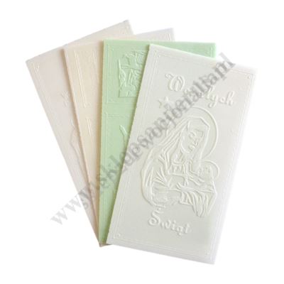 OPŁATKI WIGILIJNE - KOMPLET 3 DUŻE+1 KOLOR - FOLIJKA