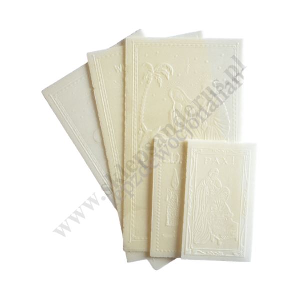 OPŁATKI WIGILIJNE - KOMPLET 3 DUŻE+2 MAŁE - KOPERTA