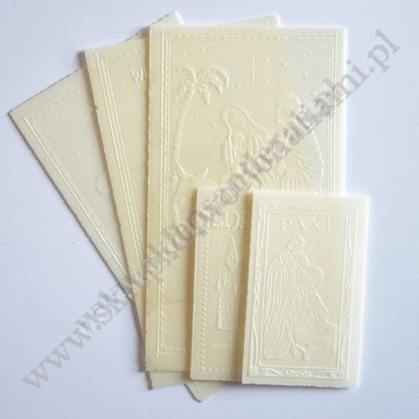 OPŁATKI WIGILIJNE - KOMPLET 3 DUŻE+2 MAŁE - RYTUAŁ + FOLIJKA - 1 KPL.