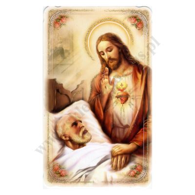 OBRAZKI Z MODLITWĄ CHOREGO - paczka 100 szt. - 3205