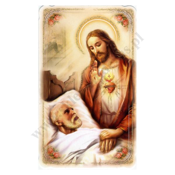 OBRAZKI Z MODLITWĄ CHOREGO - paczka 100 szt. - 3205