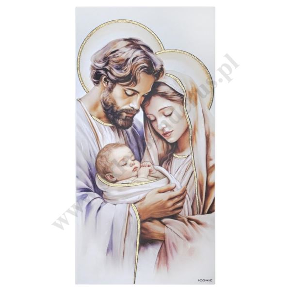ŚWIĘTA RODZINA - obraz format 16.5 x 32.5 cm - IC111/4