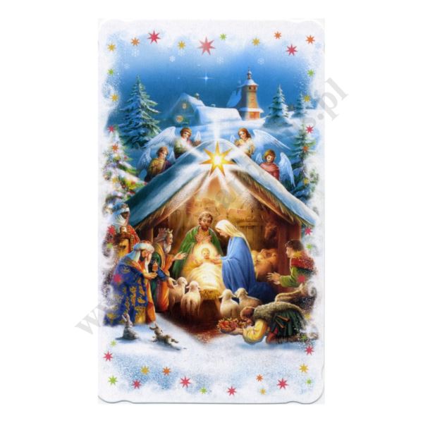 OBRAZEK KOLĘDOWY UV - PACZKA 100 szt. - 51245