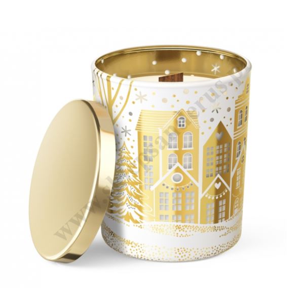 ŚWIECA ZAPACHOWA W SZKLE. WINTER TOWN - 50717
