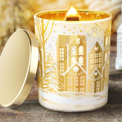 ŚWIECA ZAPACHOWA W SZKLE. WINTER TOWN - 50717