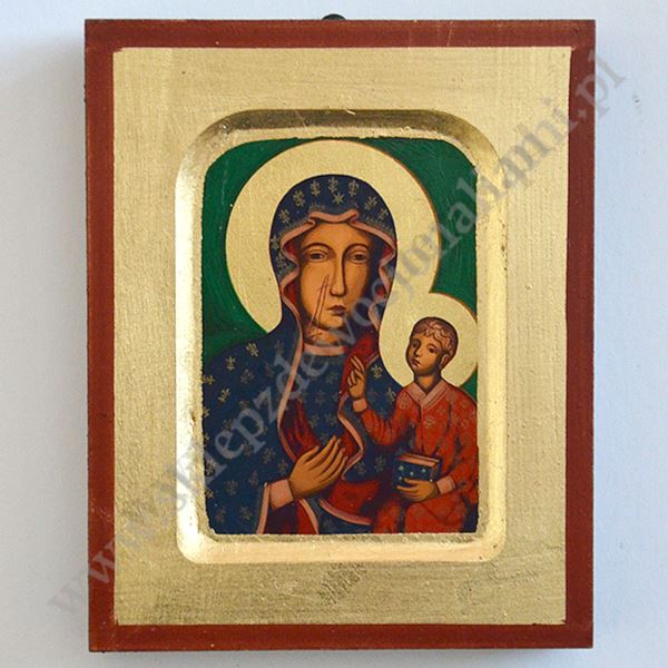 MATKA BOŻA CZĘSTOCHOWSKA - ikona - 10.5 x 13 cm