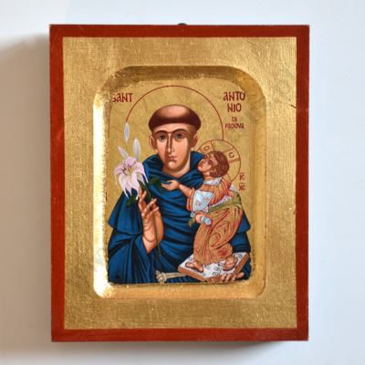 ŚWIĘTY ANTONI - ikona 10.2 x 12.5 cm - 67281
