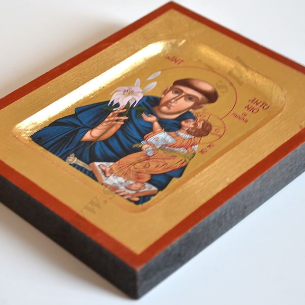 ŚWIĘTY ANTONI - ikona 10.2 x 12.5 cm - 67281