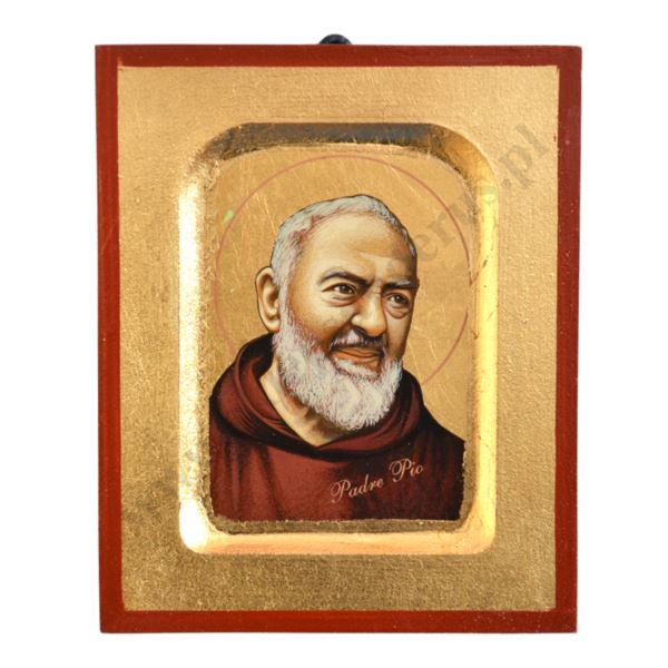 ŚWIĘTY OJCIEC PIO - ikona 10.2 x 12.4 cm - 50073