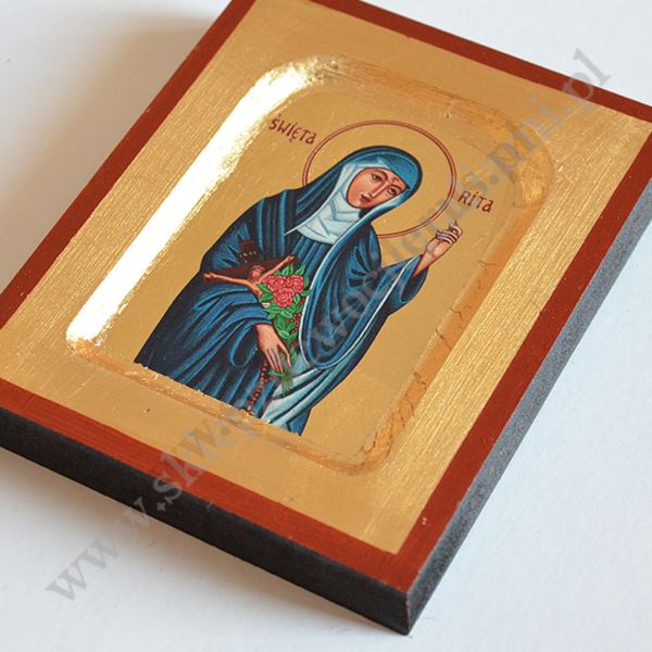 ŚWIĘTA RITA - ikona 10.2 x 12.5 cm - 87342