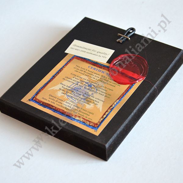 TRÓJCA ŚWIĘTA - RUBLOWA - ikona 10.5 x 12.5 cm - 83192