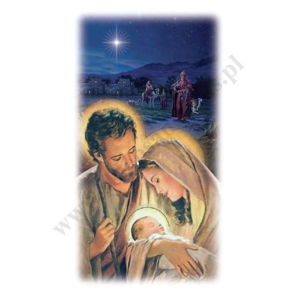 OBRAZEK KOLĘDOWY - format 7 x 13 cm - PACZKA 100 szt. - 87920