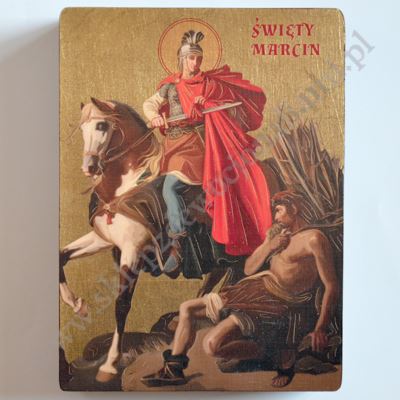 ŚWIĘTY MARCIN - ikona 12 x 16 cm - 3918-B