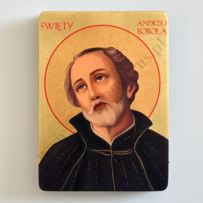 ŚWIĘTY ANDRZEJ BOBOLA - ikona 12 x 16.5 cm - 30138