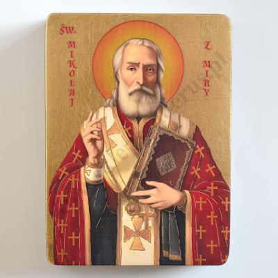 ŚWIĘTY MIKOŁAJ - ikona 11.9 x 16 cm - 72040